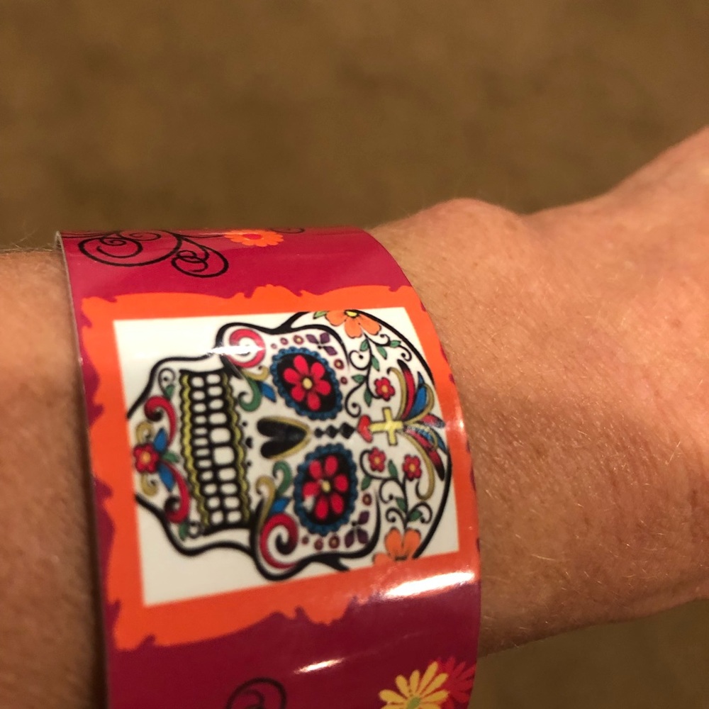 Halloween skull bracelet